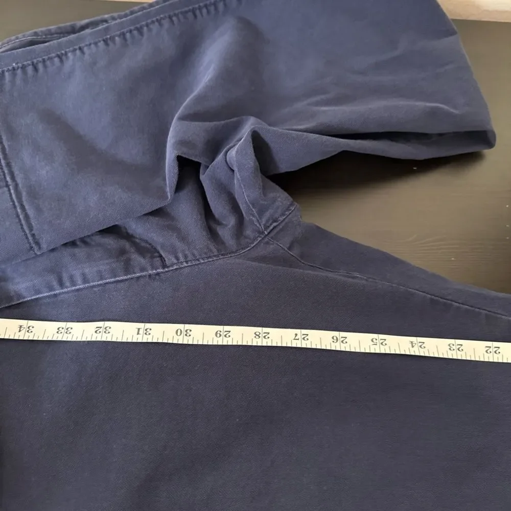 J Crew Flex Slim Fit Pants Mens Sz 33x30 Blue Chino Preppy Career Business